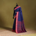 Blue - ikat handloom cotton sambalpuri saree 20