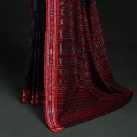 Ikat handloom cotton sambalpuri saree 51 - handcrafted