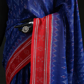 Ikat handloom cotton sambalpuri saree 61 - handcrafted