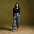 Blue - indigo bagru natural dyed cotton salwar 09
