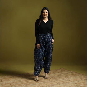 Blue - indigo bagru natural dyed cotton salwar 11