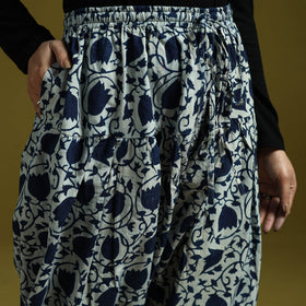 Blue - indigo bagru natural dyed cotton salwar 12