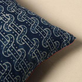 Indigo bagru cushion cover 04 - handcrafted