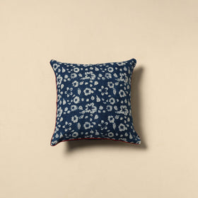Indigo bagru cushion cover 05 - handcrafted