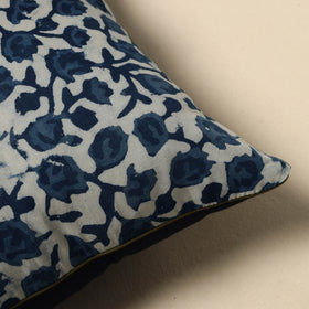 Indigo bagru cushion cover 10 - handcrafted