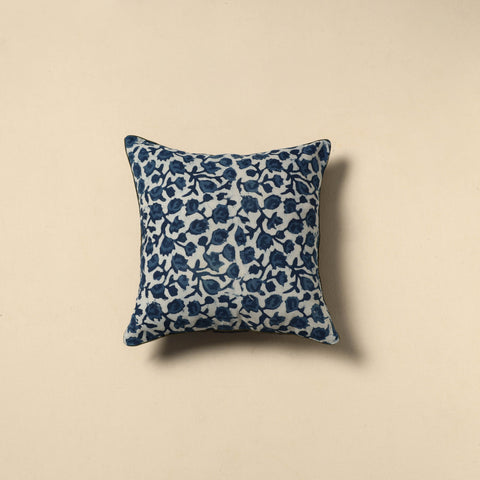 Indigo bagru cushion cover 10 - handcrafted