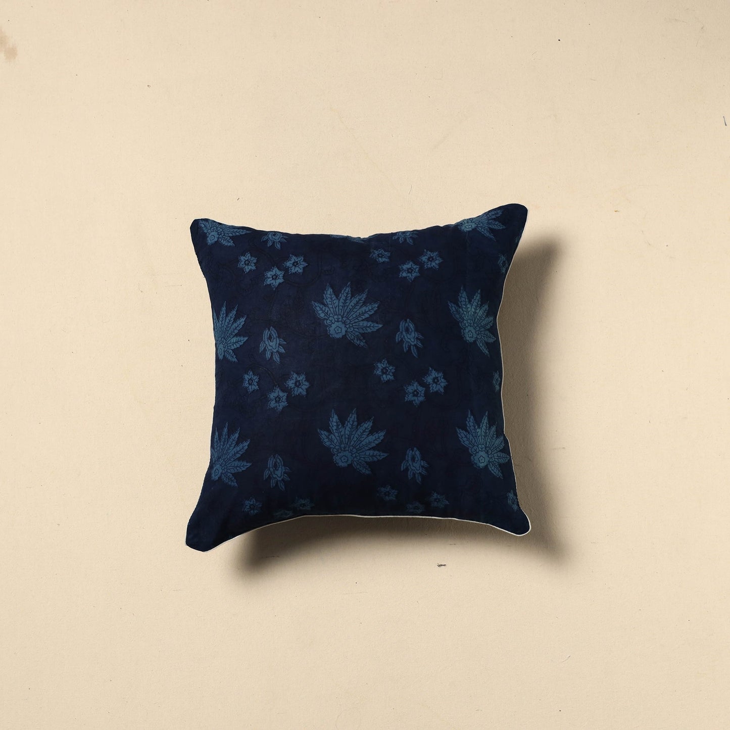 Indigo bagru cushion cover 20 - handcrafted