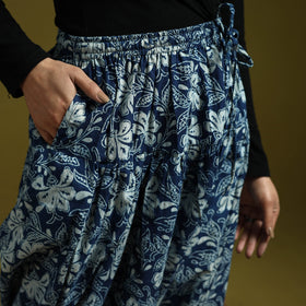 Blue - indigo bagru natural dyed cotton salwar 08