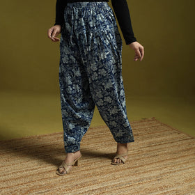 Blue - indigo bagru natural dyed cotton salwar 08