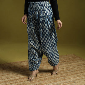 Blue - indigo bagru natural dyed cotton salwar 09