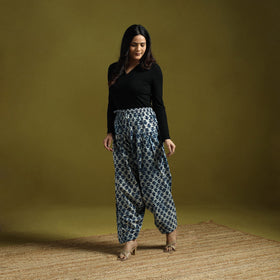 Blue - indigo bagru natural dyed cotton salwar 09