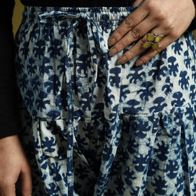 Blue - indigo bagru natural dyed cotton salwar 09