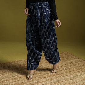 Blue - indigo bagru natural dyed cotton salwar 11