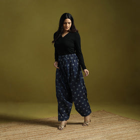 Blue - indigo bagru natural dyed cotton salwar 11