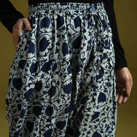 Blue - indigo bagru natural dyed cotton salwar 12