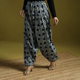 Blue - indigo bagru natural dyed cotton salwar 12