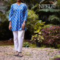  Indigo Dabu Block Printing Kurta