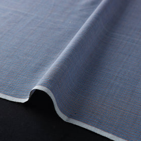  Indigo Organic Cotton Madder Stripe Handloom Fabric