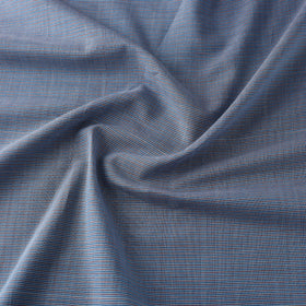  Indigo Organic Cotton Madder Stripe Handloom Fabric