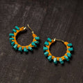  Ishra Handmade Thread & Stone Work Earrings 05 