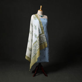 Jacquard cotton 2pc unstitched dress material