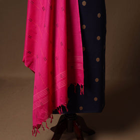 Jacquard cotton 2pc unstitched dress material