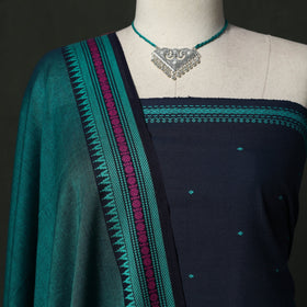 Jacquard cotton 2pc unstitched dress material