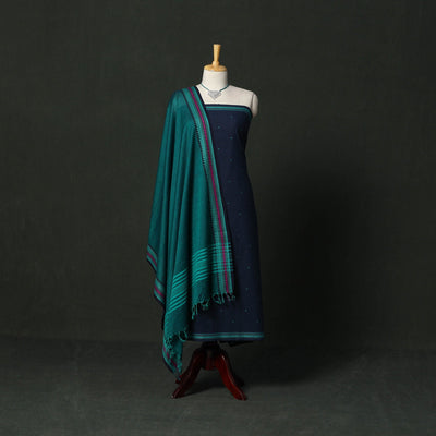 Jacquard cotton 2pc unstitched dress material
