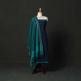 Jacquard cotton 2pc unstitched dress material