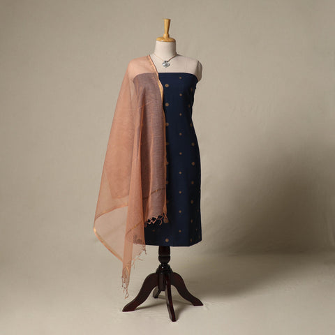 Jacquard cotton 2pc unstitched dress material