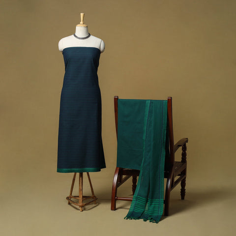 Jacquard cotton 3pc unstitched dress material 108