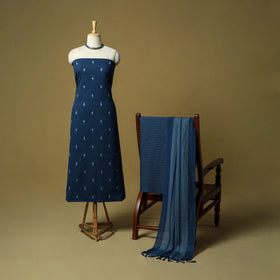 Jacquard cotton 3pc unstitched dress material 25