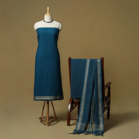 Jacquard cotton 3pc unstitched dress material 28