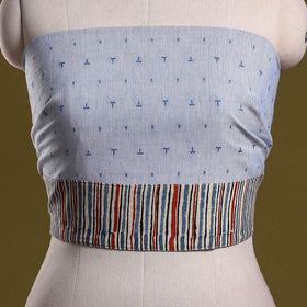 Jacquard cotton blouse piece 43 - handcrafted