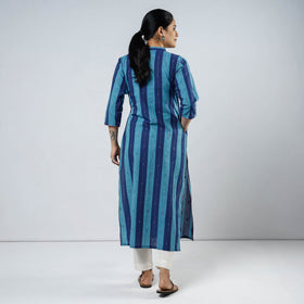 Buy Jacquard Cotton Long Kurta for Women