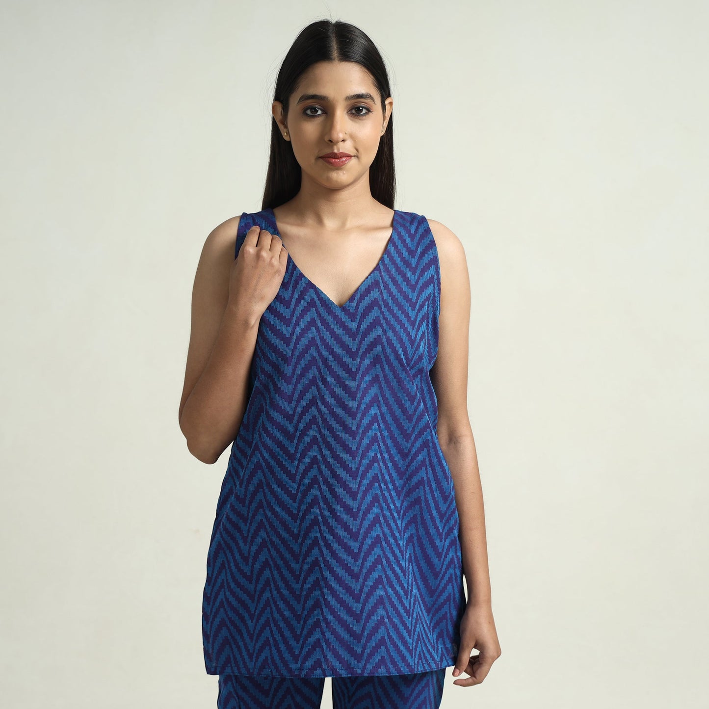 Buy Jacquard Cotton Top & Pyjama Night Suit Set Online at iTokri.com