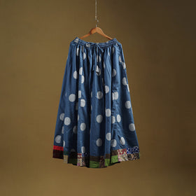 Jacquard patchwork 24 kali cotton long skirt 05