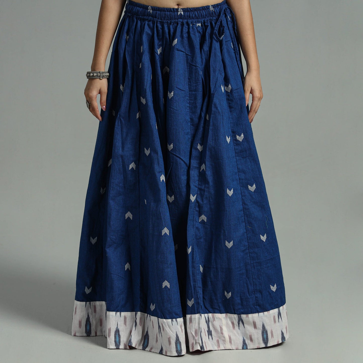 Buy Jacquard Patchwork 24 Kali Cotton Long Skirt 08 Online at iTokri.com