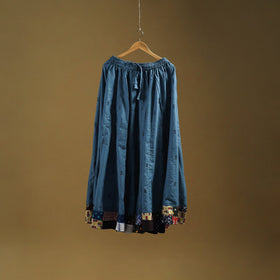 Jacquard patchwork 24 kali cotton long skirt 26