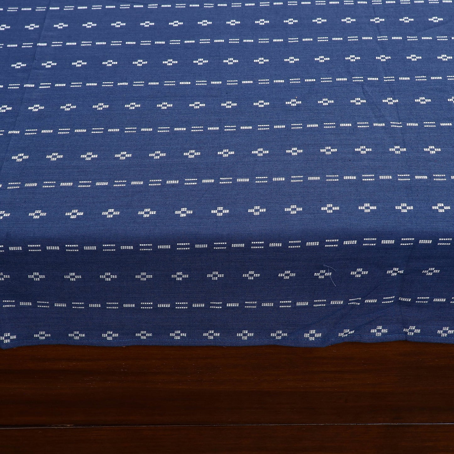 Buy Jacquard with Sanganeri Patch Cotton Bedsheet Set