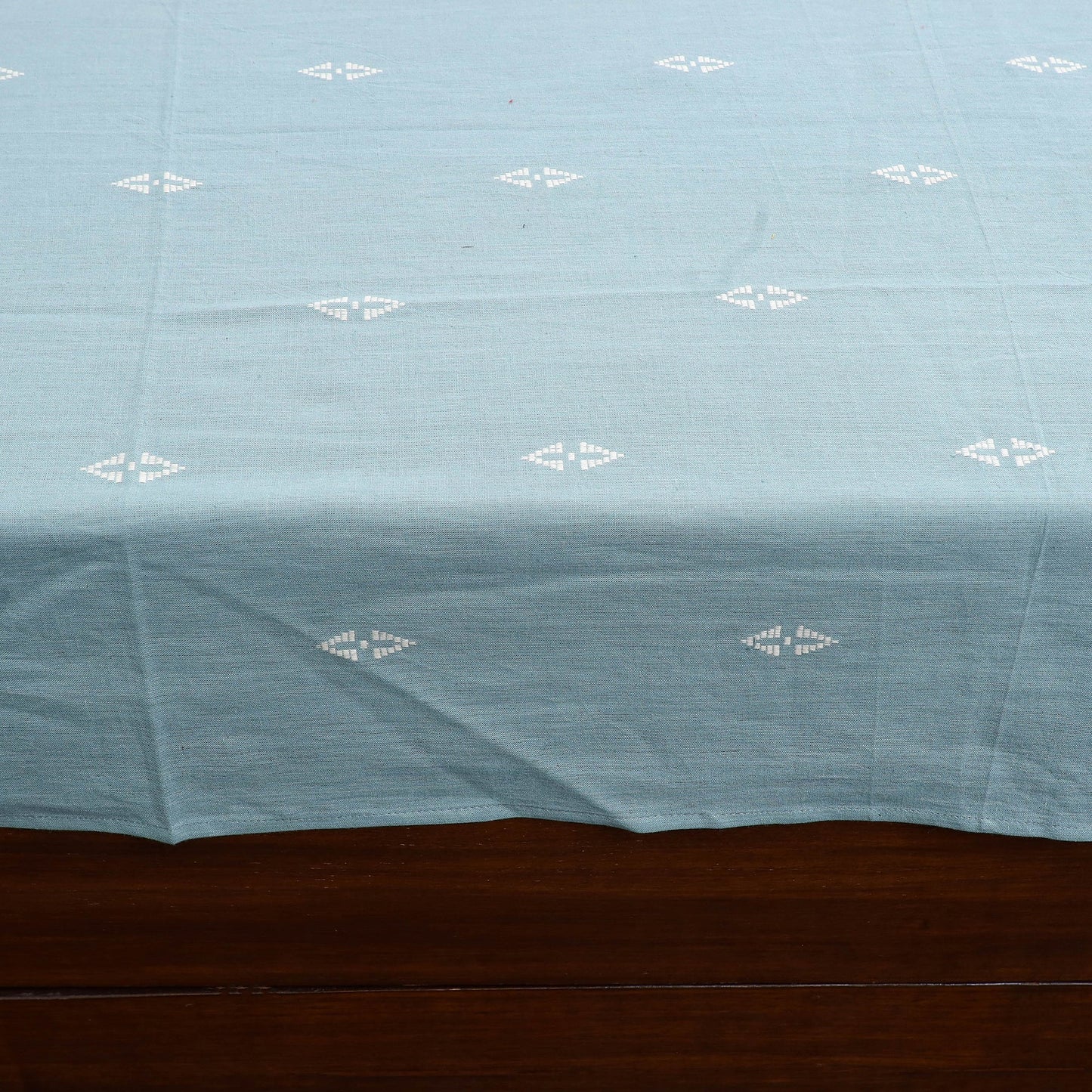 Buy Jacquard with Sanganeri Patch Cotton Bedsheet Set