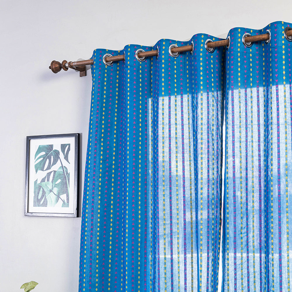 Buy Jacquard Weave Cotton Door Curtain Online at iTokri.com