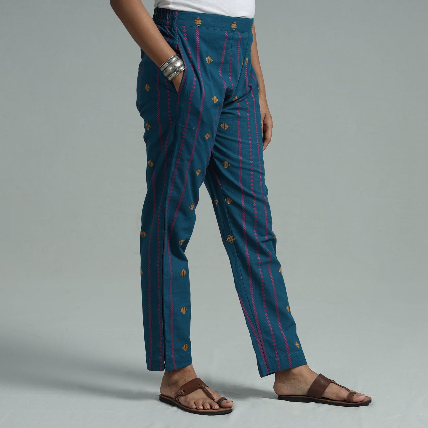 Jacquard Cotton Pant
