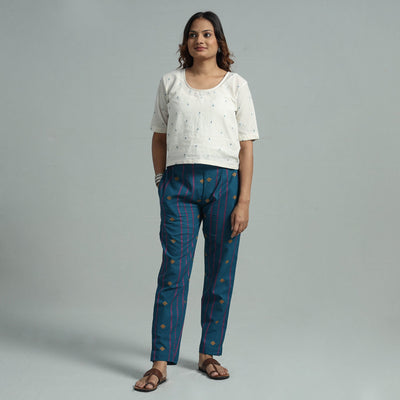 Jacquard Cotton Pant