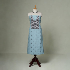 Jacquard weave cotton patchwork unstitched kurta material