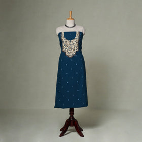 Jacquard weave cotton patchwork unstitched kurta material