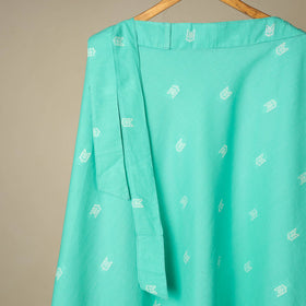 Jacquard weave cotton wrap around skirt 31 - handcrafted