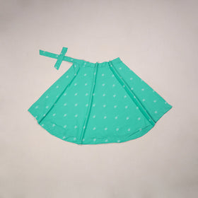 Jacquard weave cotton wrap around skirt 31 - handcrafted