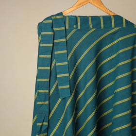 Jacquard weave cotton wrap around skirt 33 - handcrafted