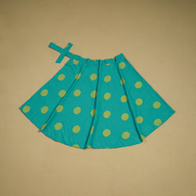 Jacquard weave cotton wrap around skirt 35 - handcrafted
